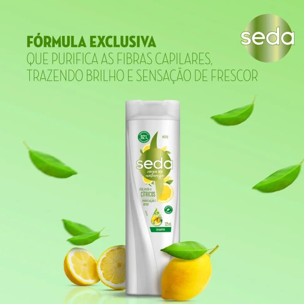 Shampoo Seda Recarga Natural Pureza Detox 325ml