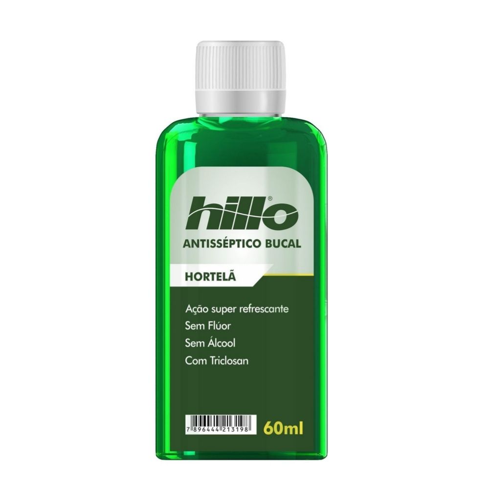 Enxaguante Bucal Hillo AS Hortelã 60 ml