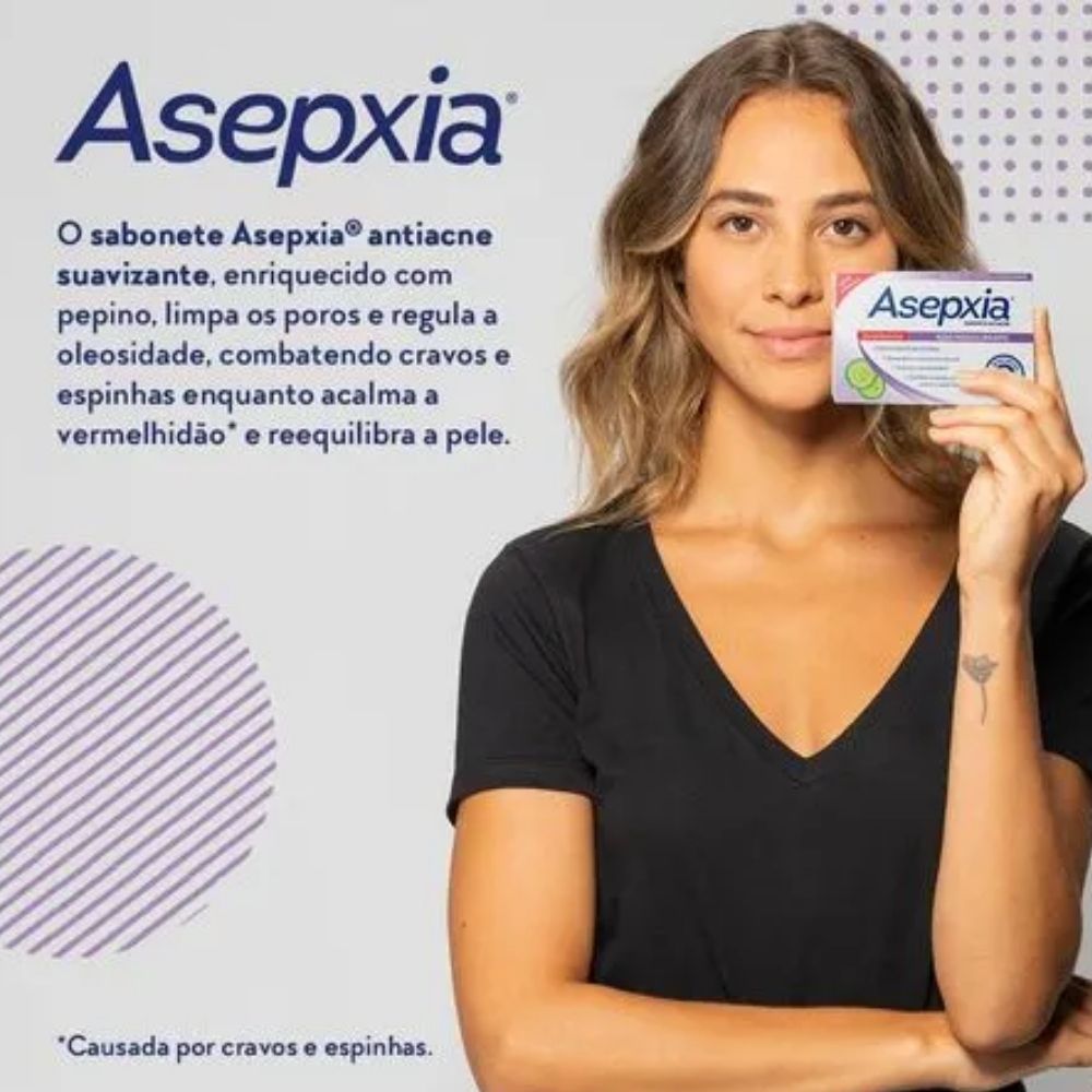 Sabonete Facial Asepxia Suavizante 80 g