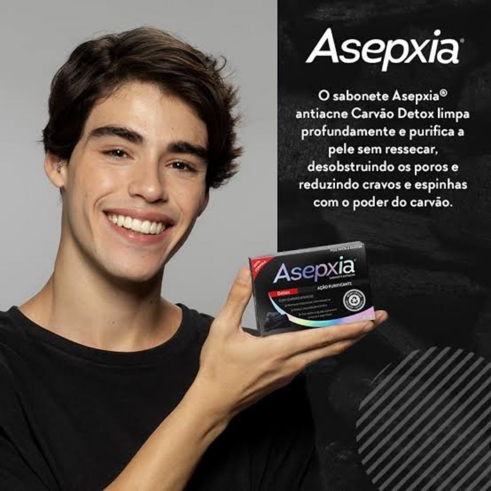 Sabonete Facial Asepxia Detox Ação Purificante 80g