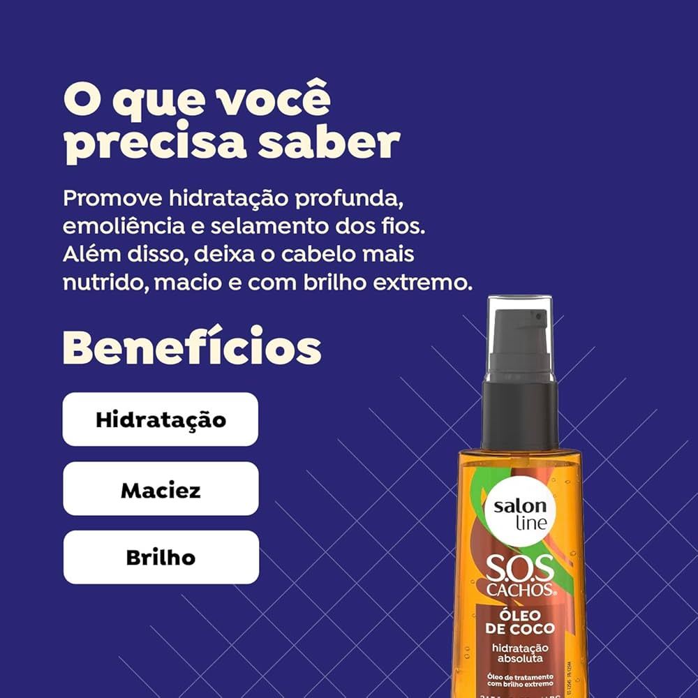 Óleo Condicionador Salon Line SOS Coco 42 ml