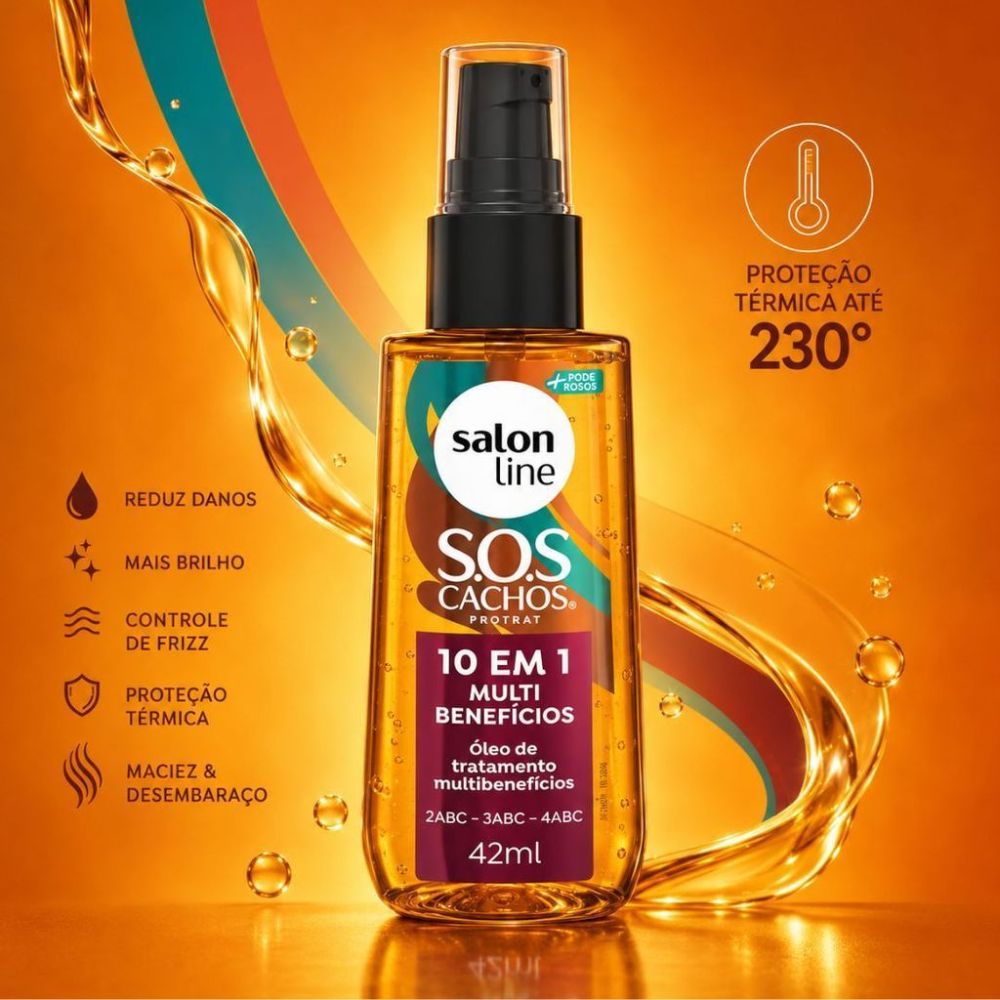 Óleo Condicionador Salon Line SOS 10 em 1 Multibenefícios + Poderosos 42 ml
