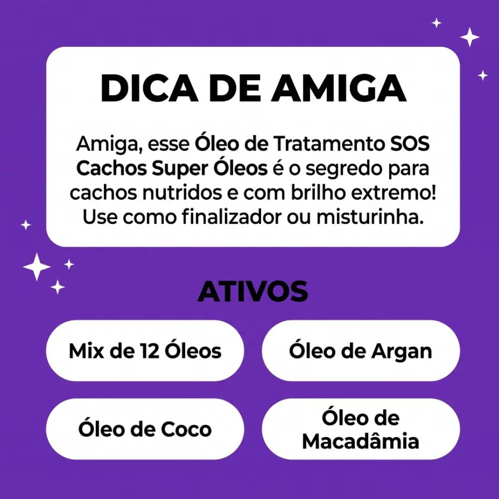 Óleo Condicionador Salon Line SOS Super Óleo 42 ml