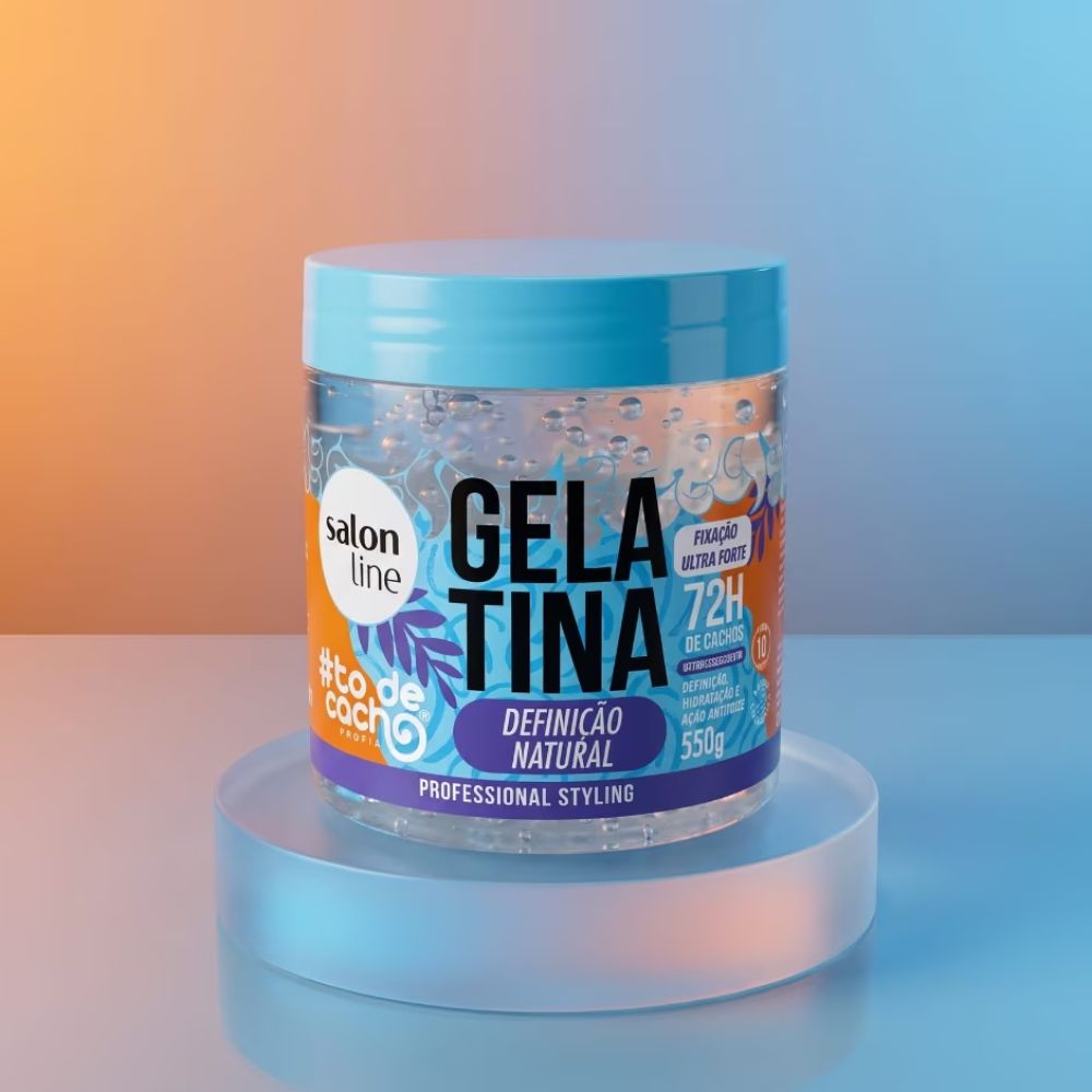 Gelatina Salon Line #ToDeCacho Definição Natural 550g