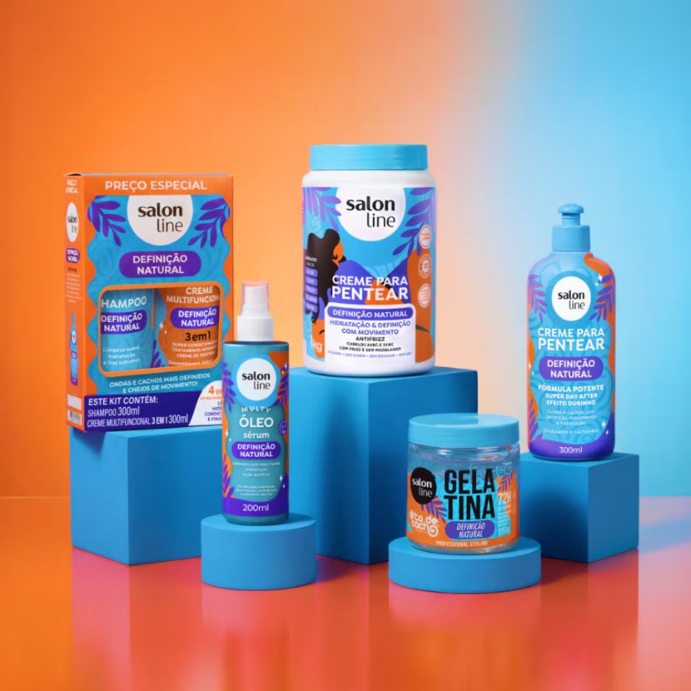 Gelatina Salon Line #ToDeCacho Definição Natural 550g