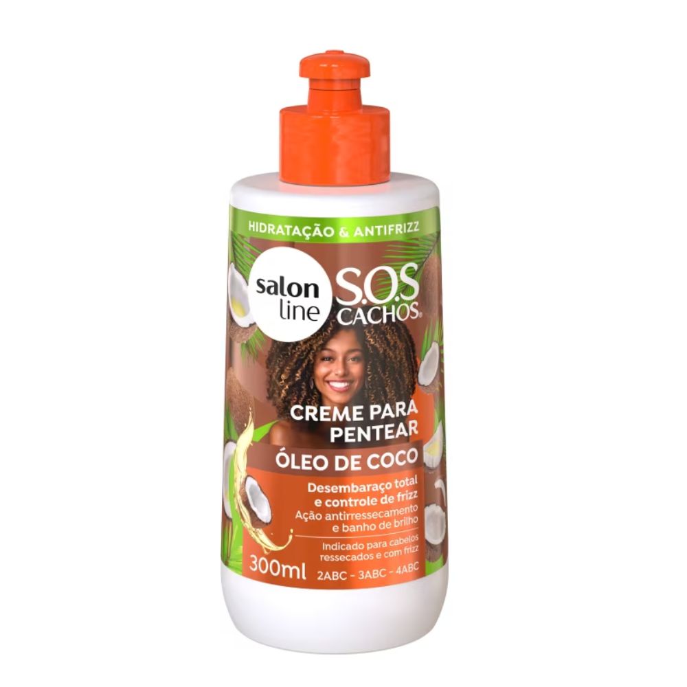 Creme para Pentear S.O.S Cachos Coco Tratamento Profundo 300ml