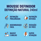 Mousse Salon Line Definição Natural 240ml