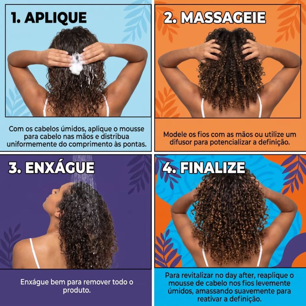 Mousse Salon Line Definição Natural 240ml