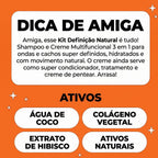 Kit Shampoo + Creme Salon Line Definição Natural 300ml