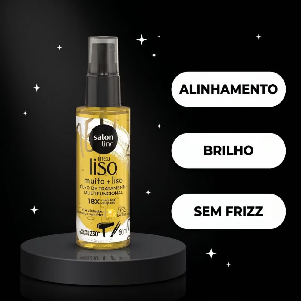 Óleo Multifuncional Salon Line Meu Liso Muito + Liso 60 ml