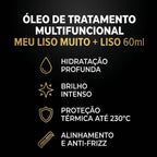 Óleo Multifuncional Salon Line Meu Liso Muito + Liso 60 ml