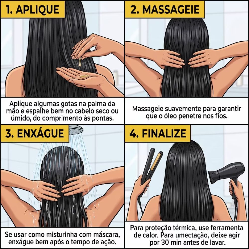 Óleo Multifuncional Salon Line Meu Liso Muito + Liso 60 ml