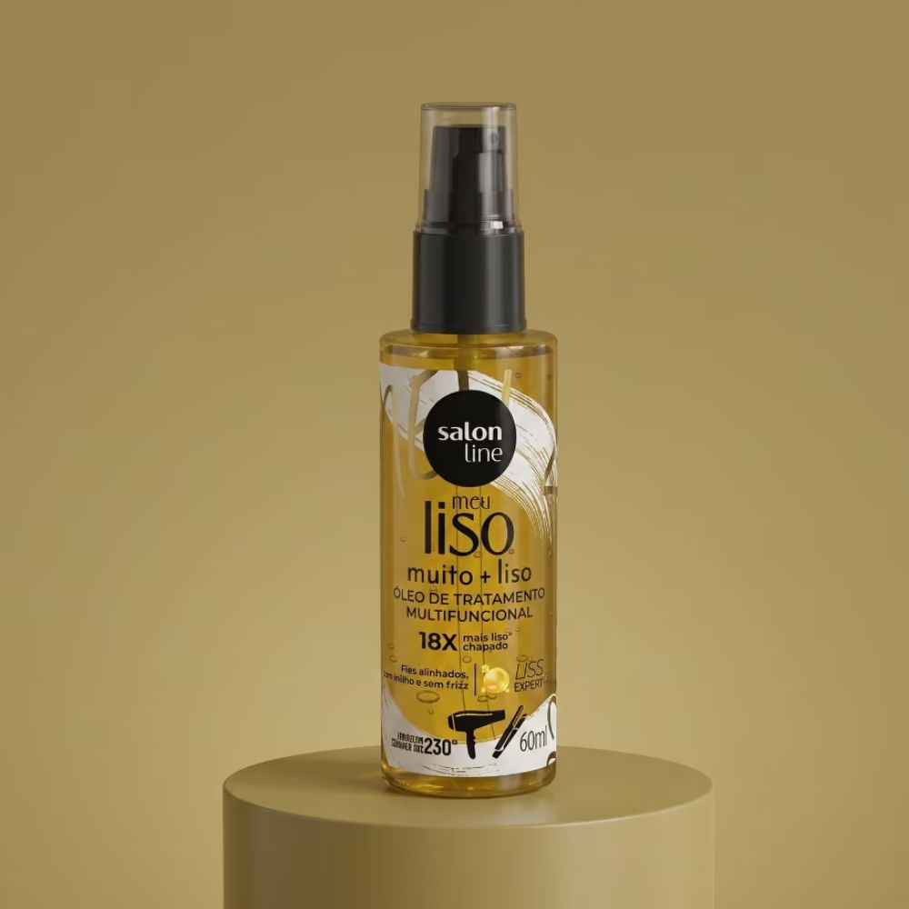 Óleo Multifuncional Salon Line Meu Liso Muito + Liso 60 ml