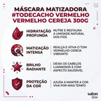 Máscara Matizadora Salon Line #ToDeCacho Vermelho Cereja 300 g