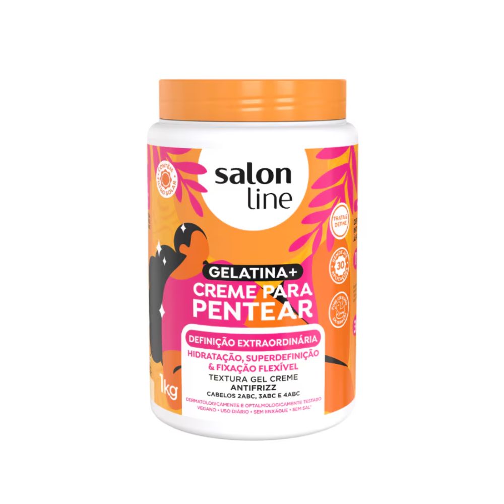 Creme para Pentear Salon Line Gelatina + Definição Extraordinária 1kg