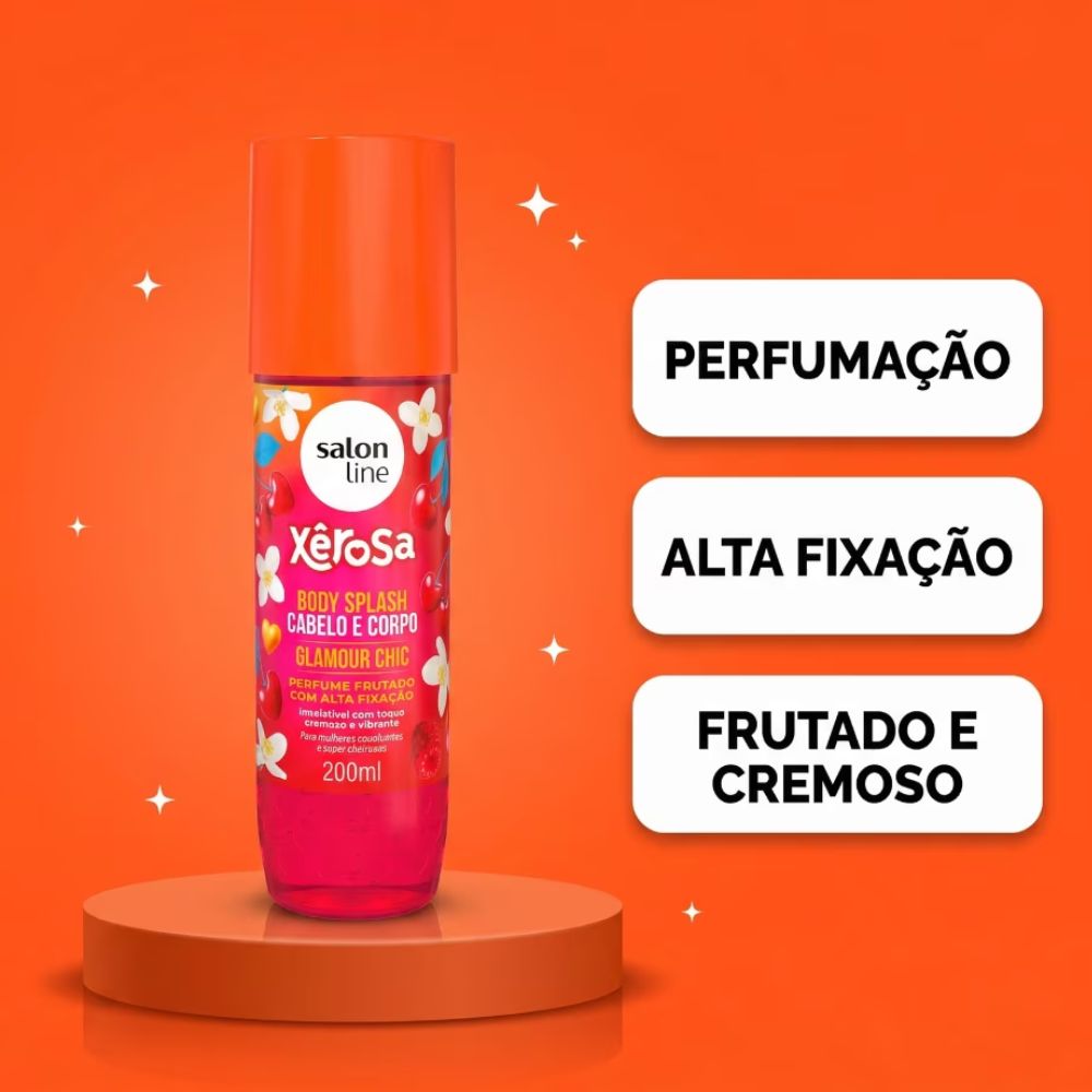 Body Splash Salon Line Xerosa Glamour Chic 200 ml