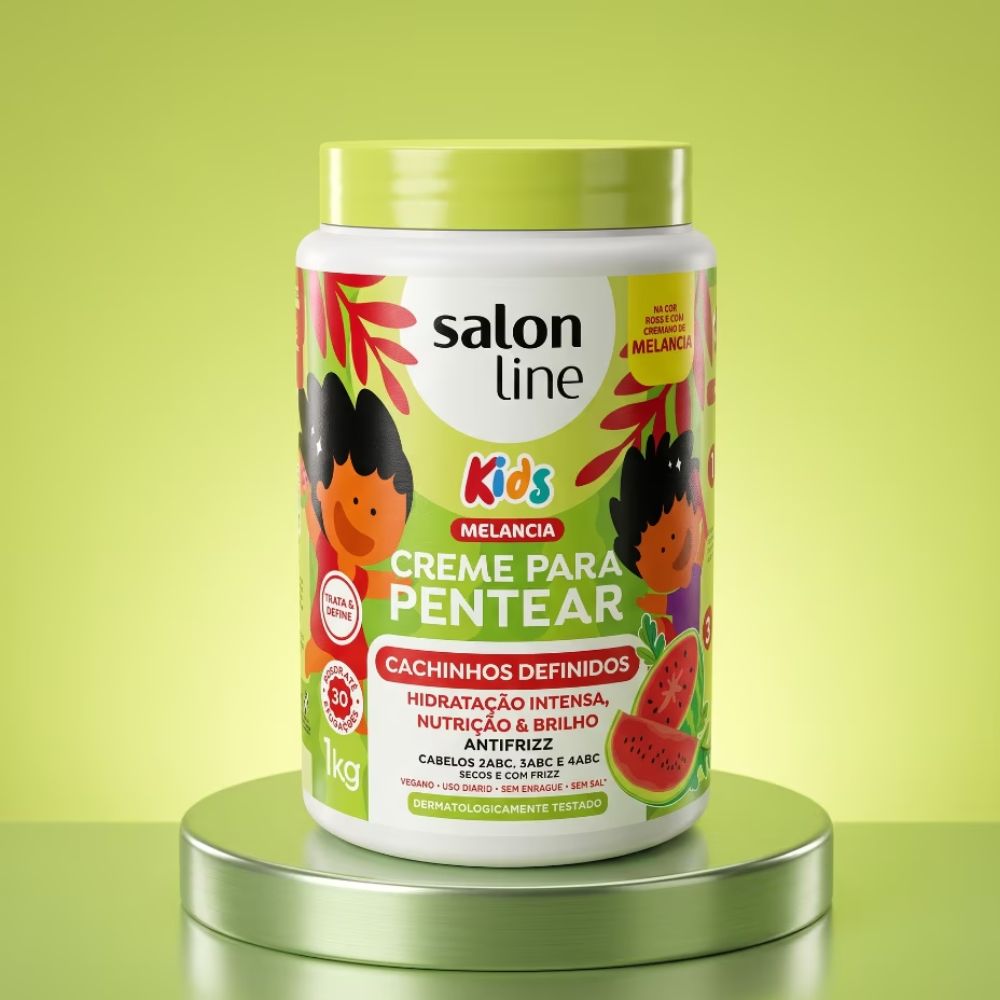 Creme para Pentear Salon Line Kids Melancia 1kg