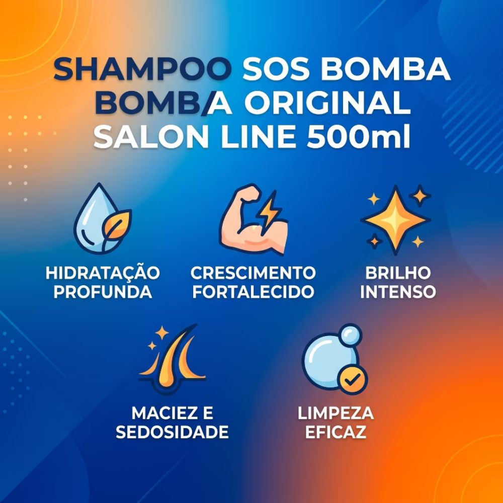 Shampoo Salon Line S.O.S Bomba Vitaminas 500ml