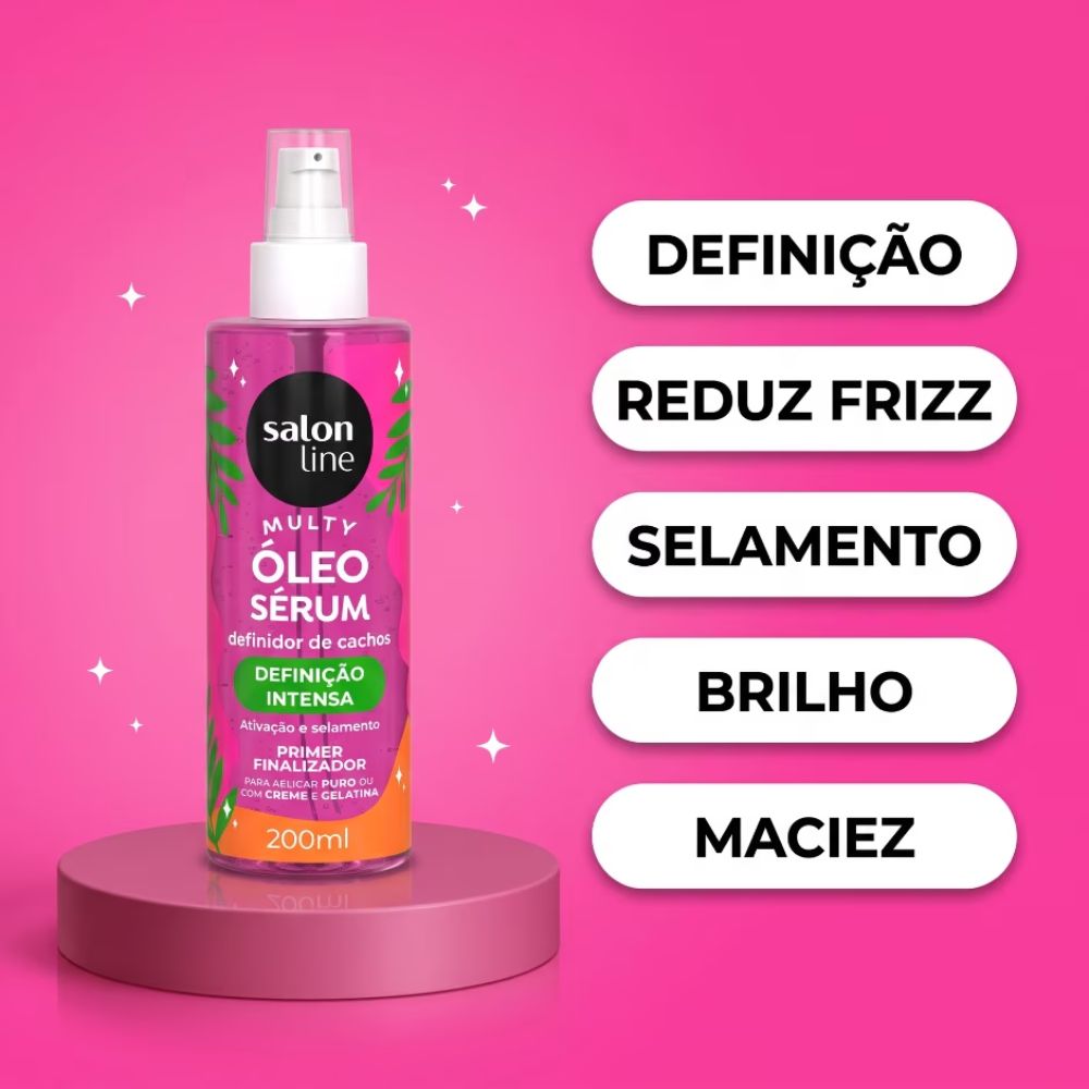 Óleo Sérum Salon Line Cachos dos Sonhos Multy Definição Intensa 200 ml