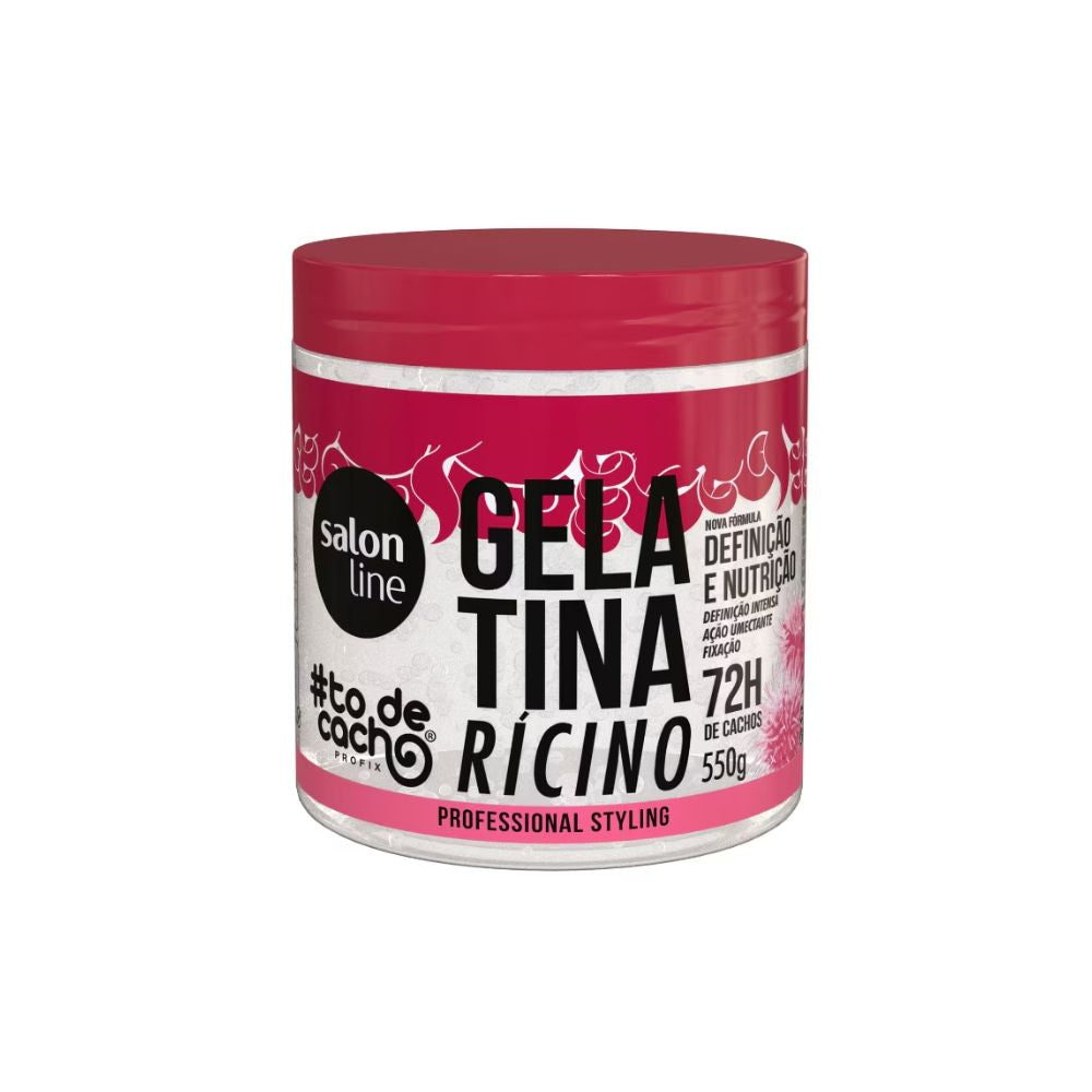 Gelatina Salon Line #ToDeCacho Rícino 550g