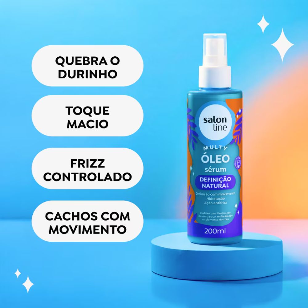 Óleo Sérum Salon Line Cachos dos Sonhos Multy Definição Natural 200 ml