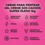 Creme para Pentear Salon Line SOS Condicionador Super Óleos 1kg