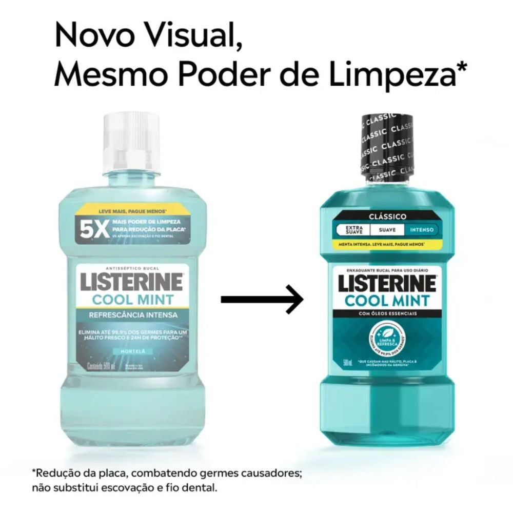 Enxaguante Bucal Listerine Cool Mint Intenso 250 ml