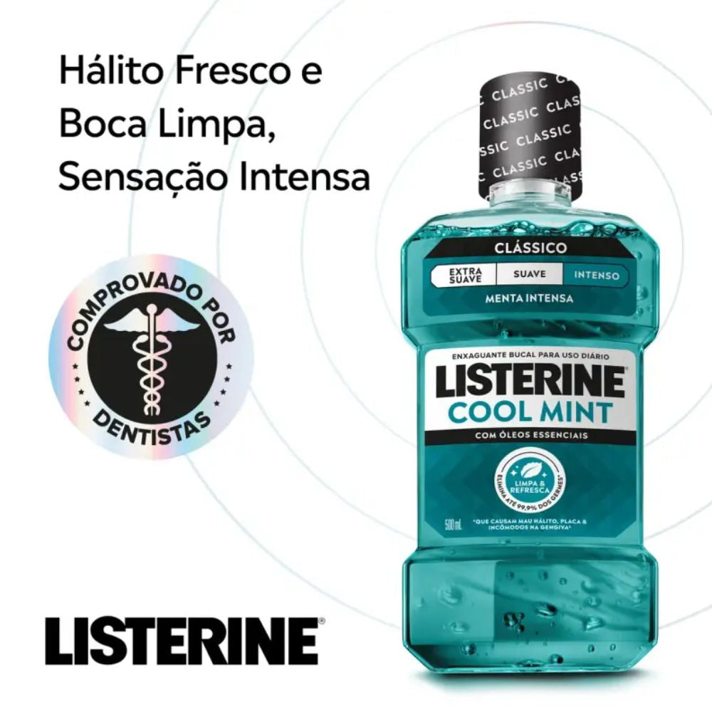 Enxaguante Bucal Listerine Cool Mint Intenso 250 ml