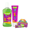 Kit Carmed Fini Minhocas Gel Dental + Enxaguante Bucal + Hidratante Labial