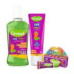 Kit Carmed Fini Minhocas Gel Dental + Enxaguante Bucal + Hidratante Labial