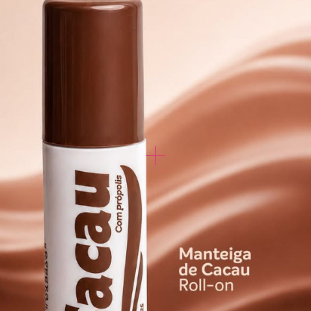Manteiga de Cacau Acemar Roll-On Só Cacau com Própolis