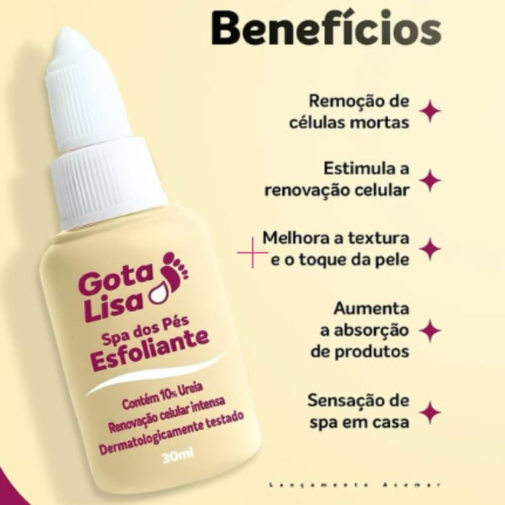 Gota Lisa Acemar Spa dos Pés Esfoliante 30ml