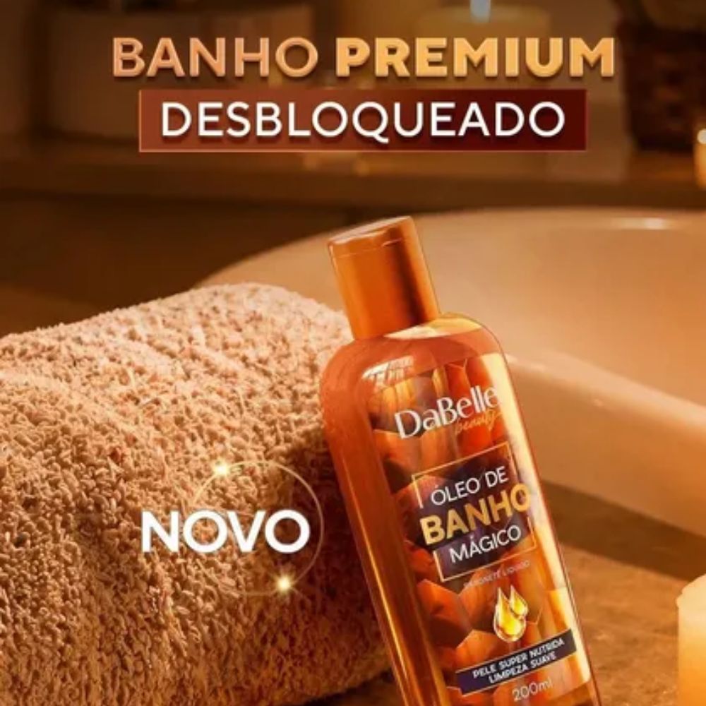 Sabonete Líquido Dabelle Óleo de Banho Mágico 200ml