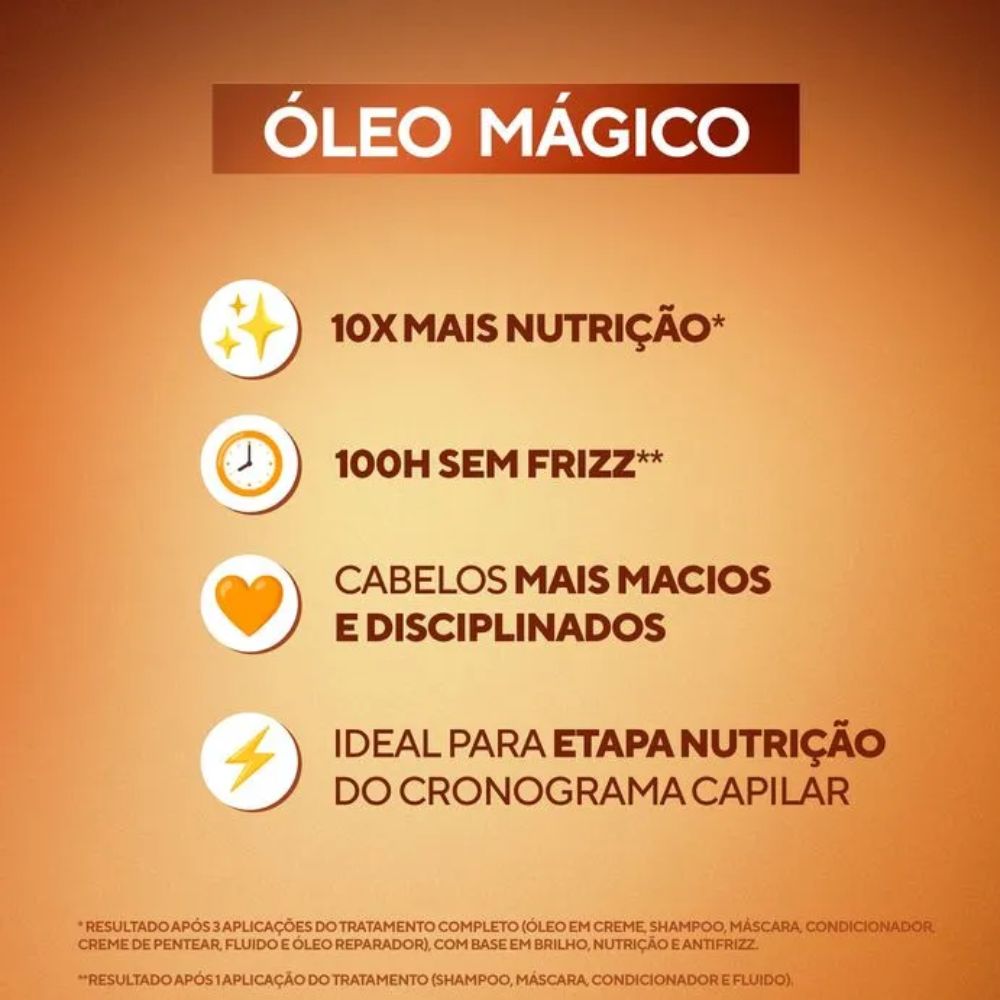 Creme de Pentear DaBelle Óleo Mágico 270g