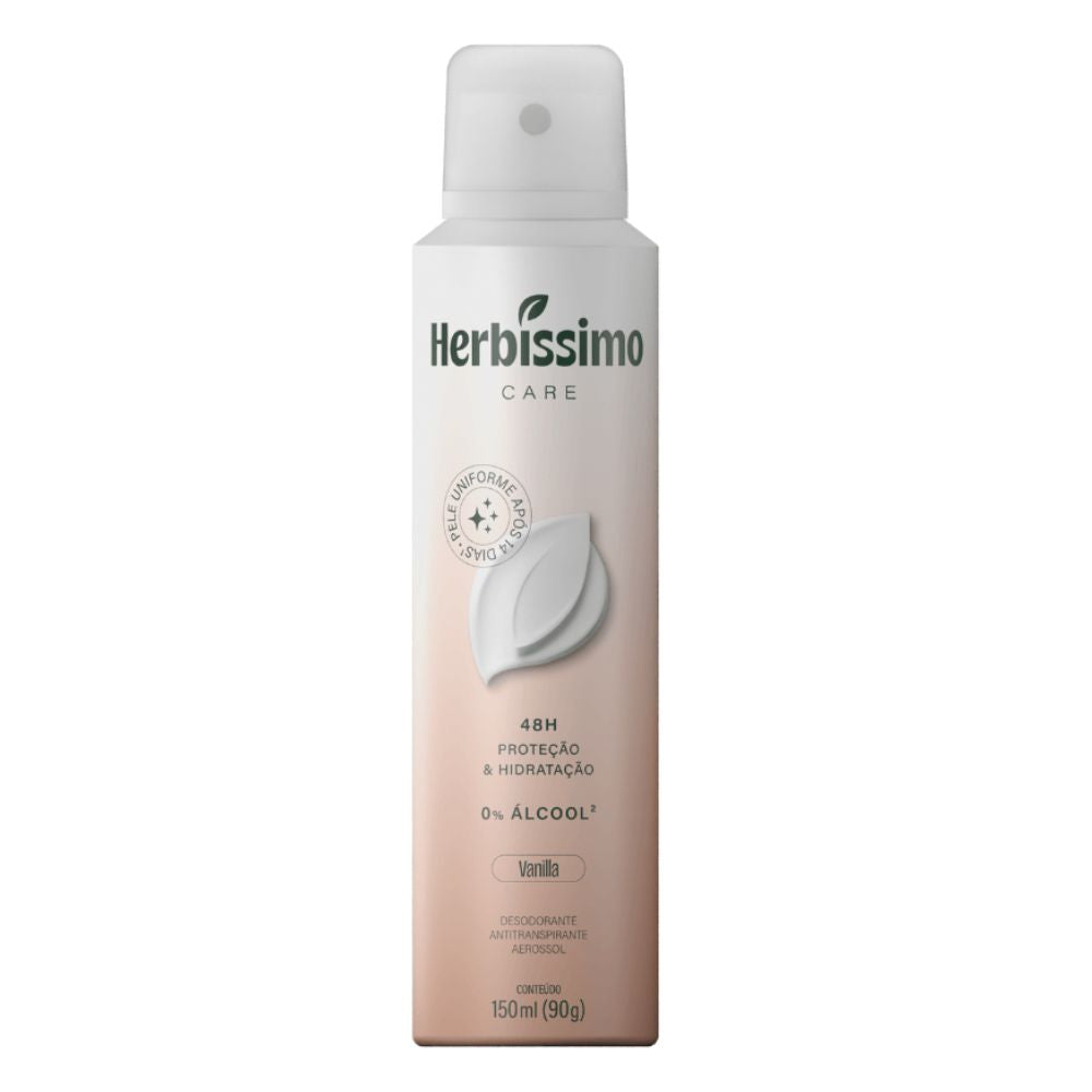 Desodorante Aerosol Herbíssimo Care Vanila 150ml