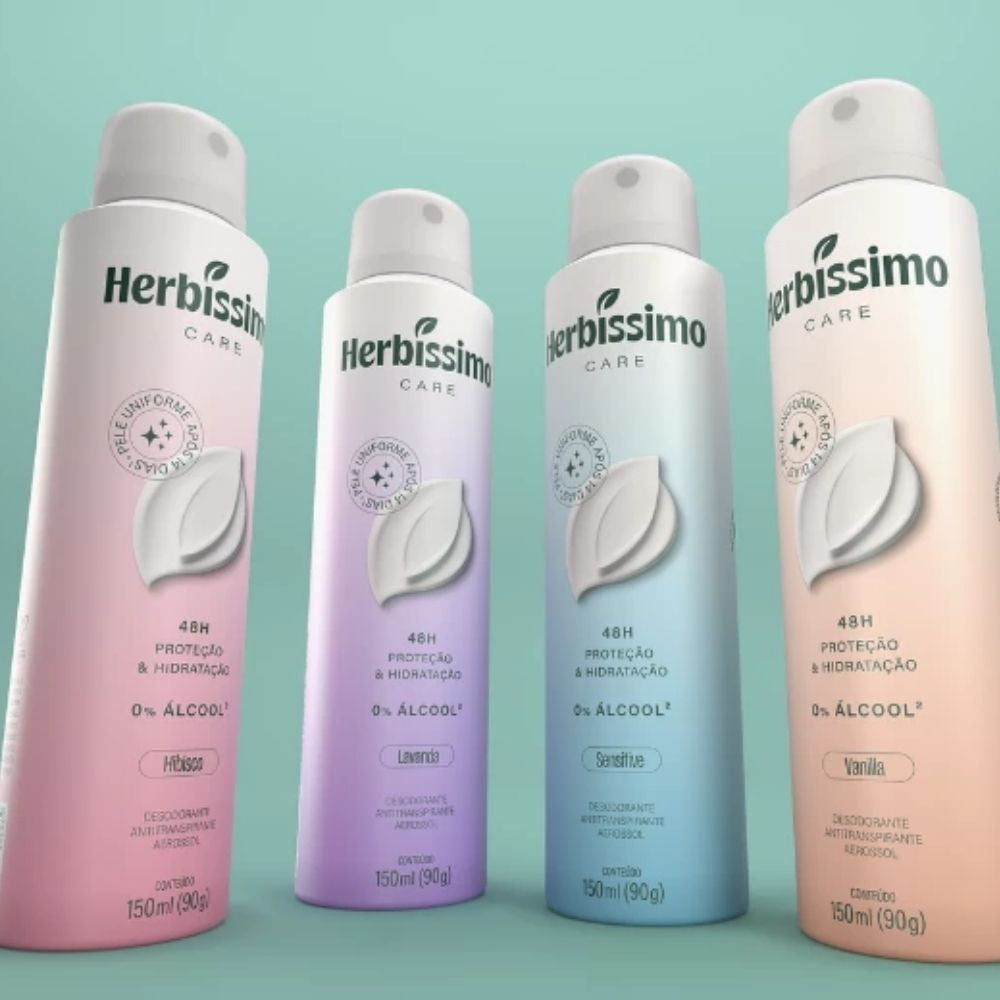 Desodorante Aerosol Herbíssimo Care Vanila 150ml