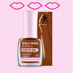 Esmalte Impala Efeito Gel Cremoso Boca Rosa Caramelo Salgado 11ml