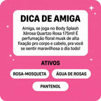 Body Splash Xerosa Salon Line Quartzo Rosa 175ml