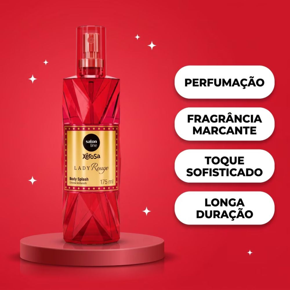 Body Splash Xerosa Salon Line Lady Rouge 175ml