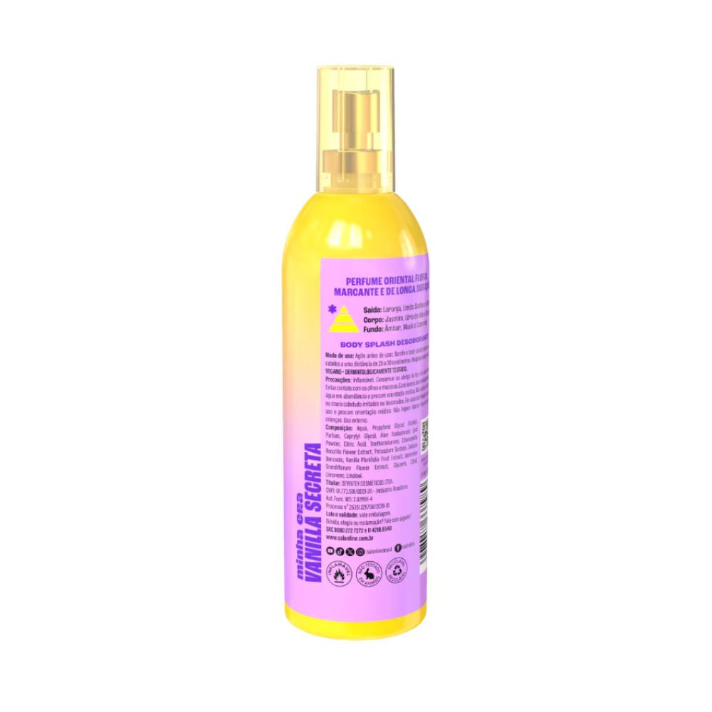 Body Splash Xerosa Salon Line Vanilla Secreta 200ml