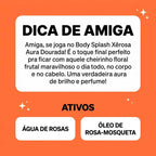 Body Splash Xerosa Salon Line Aura Dourada 200ml