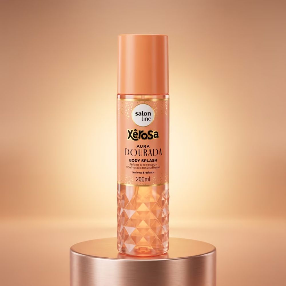 Body Splash Xerosa Salon Line Aura Dourada 200ml