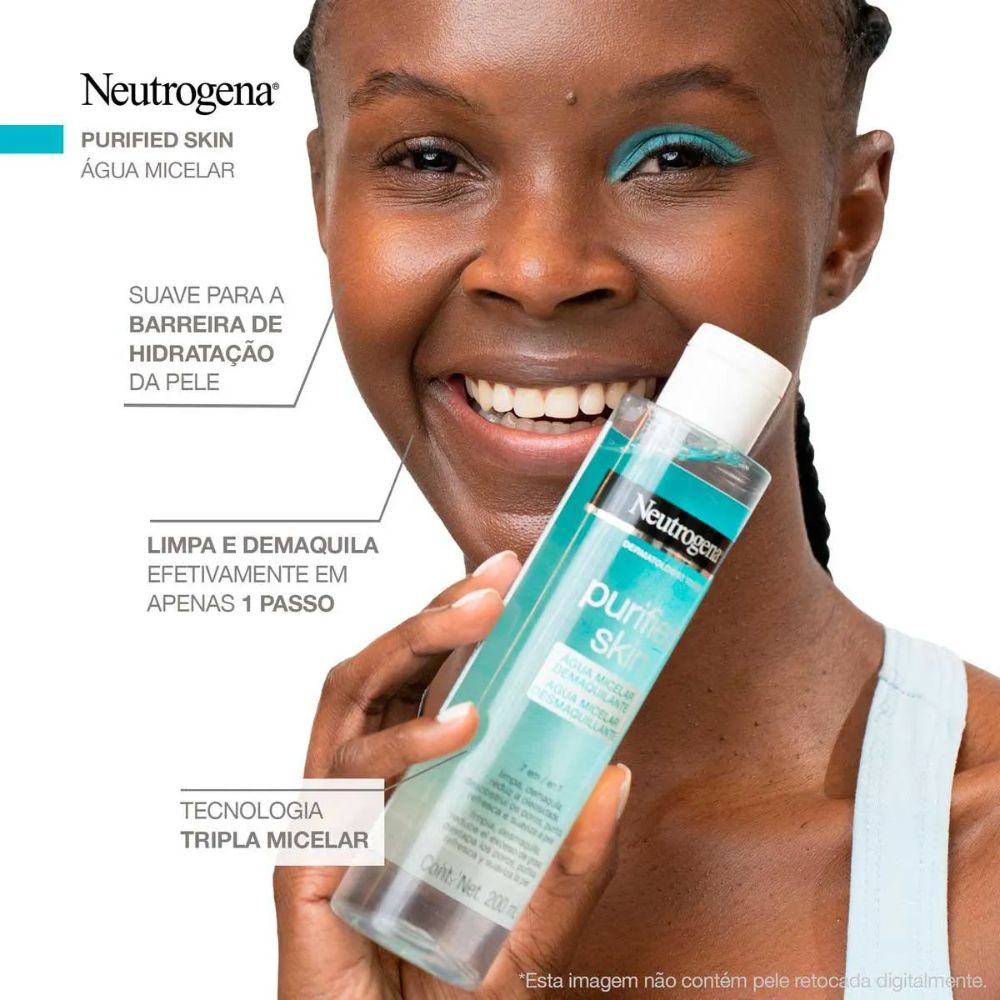 Água Micelar Demaquilante Neutrogena Purified Skin 200mL