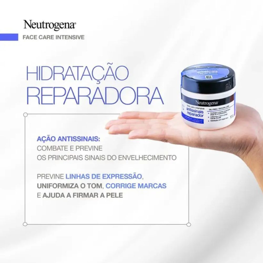 Hidratante Facial Neutrogena Antissinais Reparador 100g