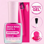 Esmalte Impala Efeito Gel Cremoso Boca Rosa Efeito BR 11ml