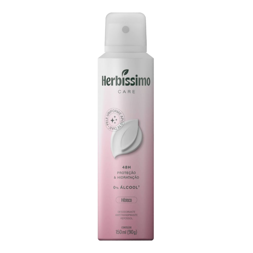 Desodorante Aerosol Herbíssimo Care Hibisco 150ml