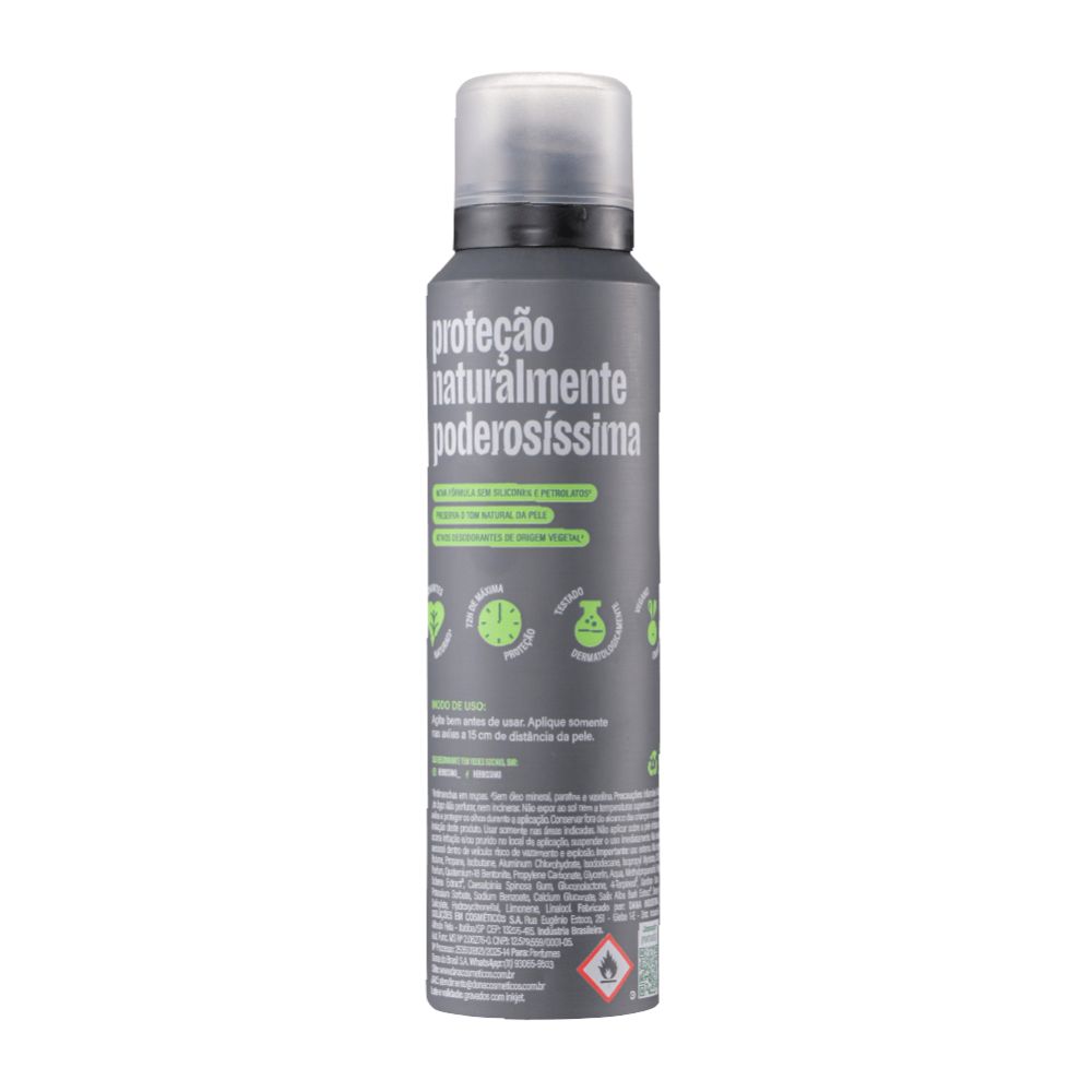 Desodorante Aerosol Herbíssimo Dark Silver 150ml