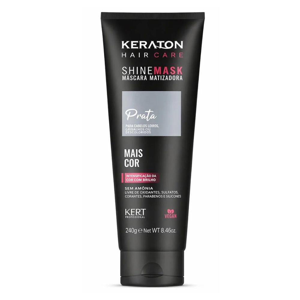 Máscara Tonalizante Keraton Shine Mask Prata 240 g