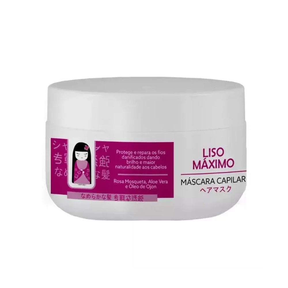 Máscara Capilar Japinha Liso Máximo 300g