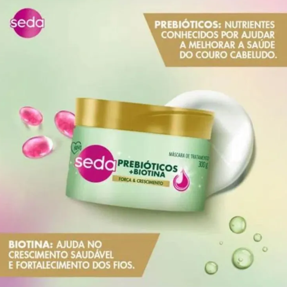 Máscara de Tratamento Seda Força e Crescimento 300g